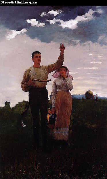Winslow Homer Answering the Horn 1876 Winslow Homer, Painting